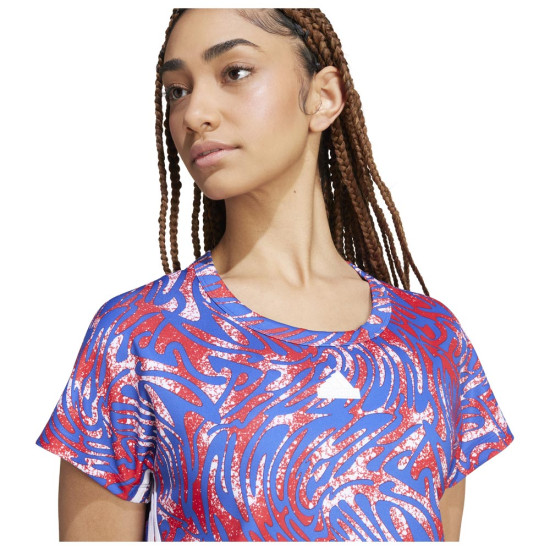 Adidas Γυναικεία κοντομάνικη μπλούζα Express Crop Tee